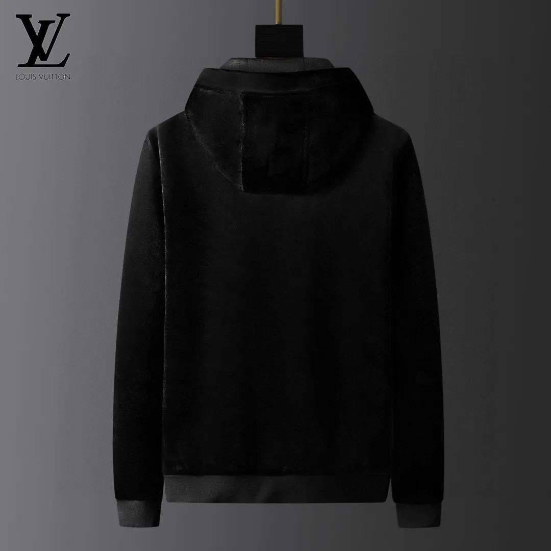 🅿️460 [LV Louis Vuitton] (Fat Man Gospel) 2025 Autumn and Winter new double-sided gold velvet suit is here (thick velvet) Milan fashion designer handsome cardigan suit, sneak peek, exclusive ready sale, simple yet fashionable, simple and capable, showing elegance, luxury, fashion and supreme quality, suitable for various occasions. Equipped with customer-supplied high-end hardware with logo and engraved embroidery technology M-4XL (can wear up to 200 pounds)